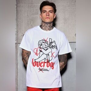🤍❤️ fashion nova — men’s lonely lover boy graphic tee ❤️🤍